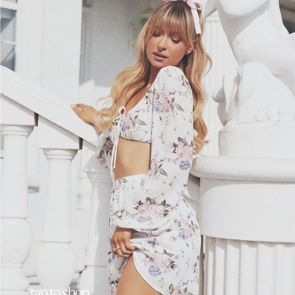 Dippin Daisy’s x Mina Marlena Floral Skirt